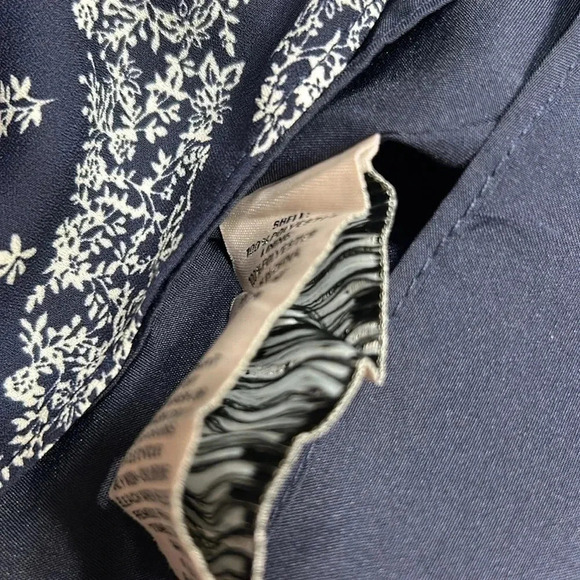 Y2K NWT Nanette Lepore tie wrap collar,tiered,puff sleeve,floral,dress,sz 4, - Picture 14 of 15